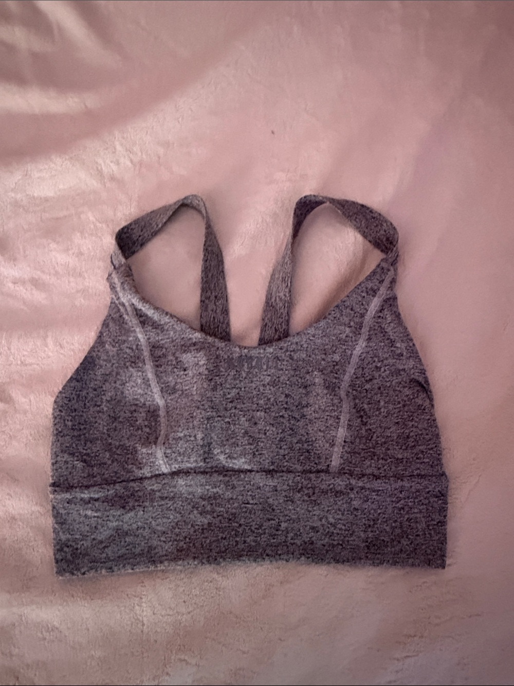 NOBULL Gray Seamless Athletic Sports Bra